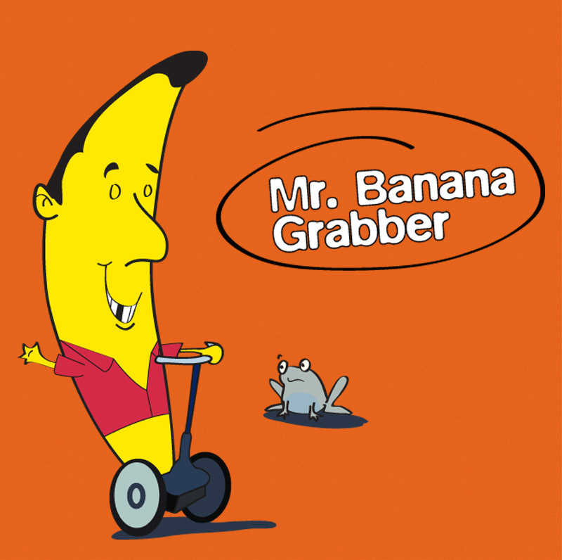 Mr Banana Grabber 2003 Vintage Men's T-Shirt